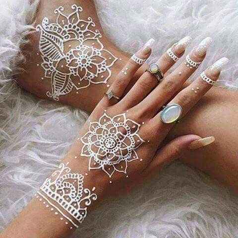 White henna 😍 - 14
