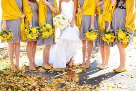 Vestidos de damas de honor- amarelo 7