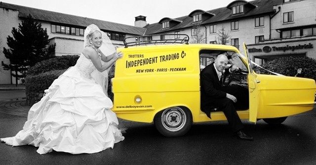 Carros de casamento amarelo 6