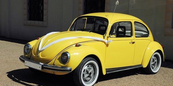 Carros de casamento amarelo 9