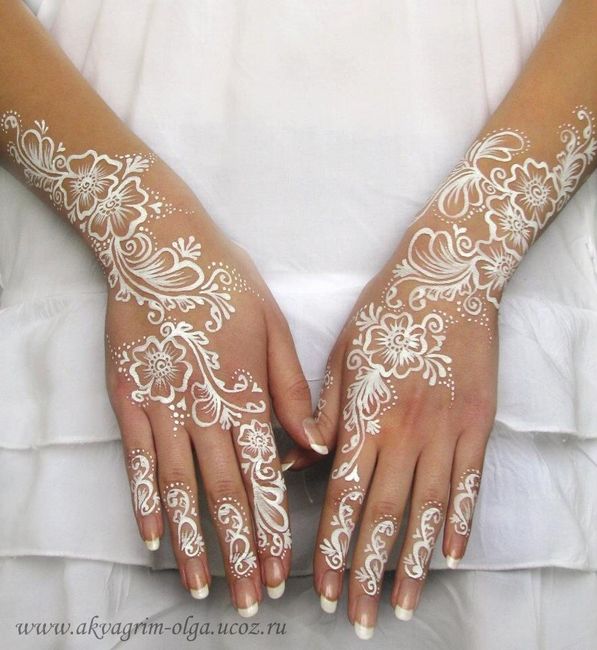White henna 😍 - 4
