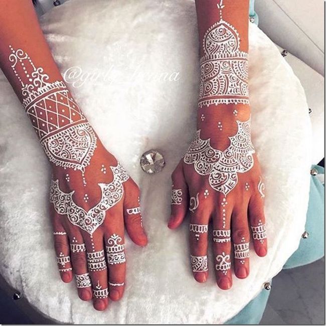 White henna 😍 - 6