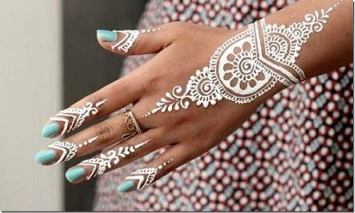 White henna 😍 - 8