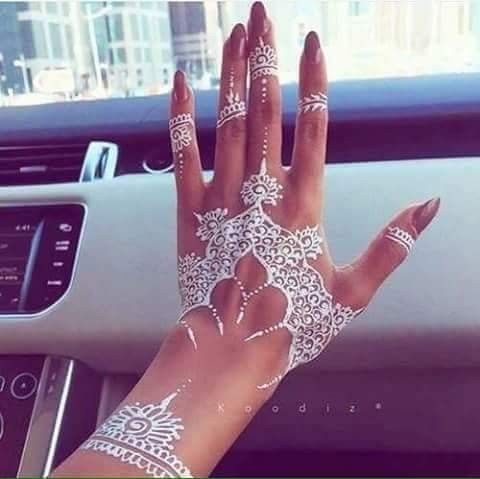 White henna 😍 - 11