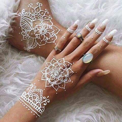 White henna 😍 - 14