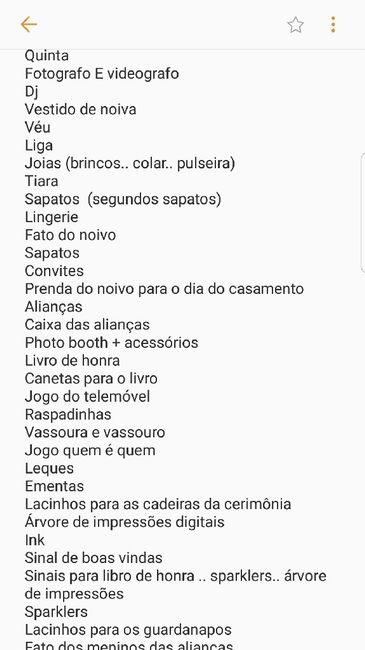Afazeres lista - 1