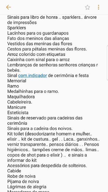 Afazeres lista - 2