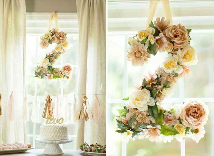 Letras de flores - 1