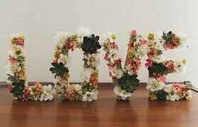 Letras de flores - 2