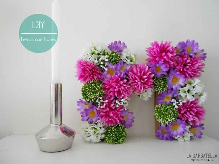 Letras de flores - 5