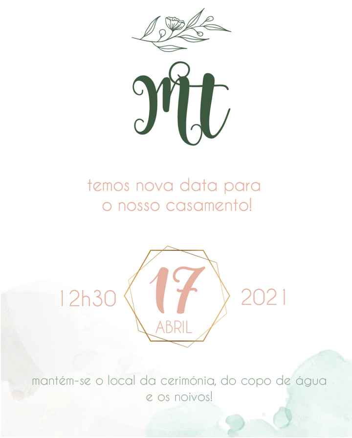 Save the Date...nova data - 1