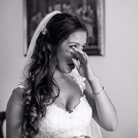 Lágrimas no dia de casamento 