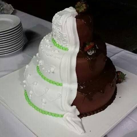 O meu bolo de casamento!