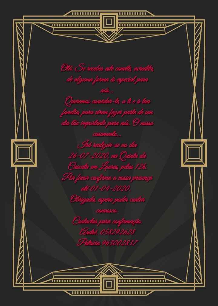 Convites - 1