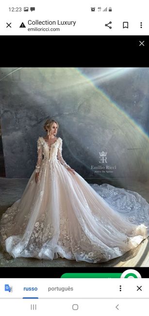 Vestido de noiva da marca Emilio Ricci. - 1