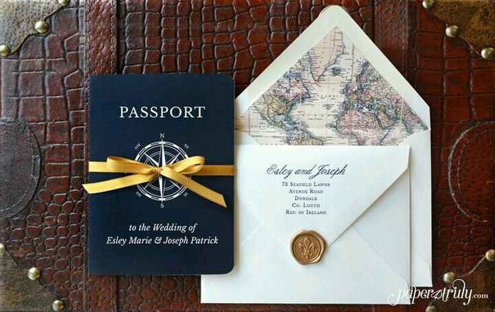 Convites em forma de passaporte - 6