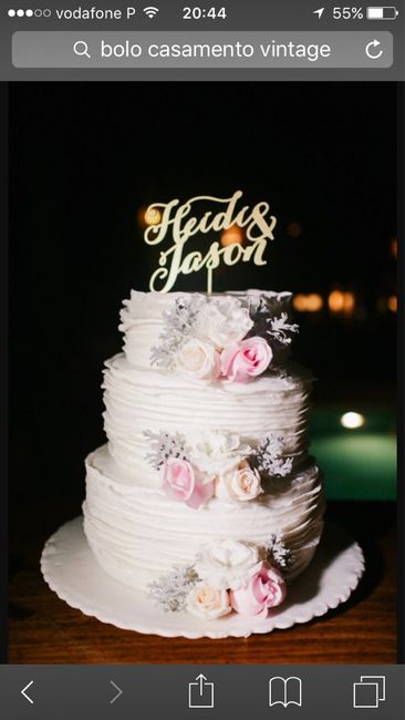 Bolo de casamento - 1