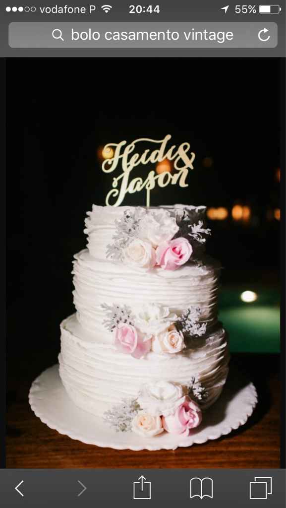 Bolo de casamento - 1