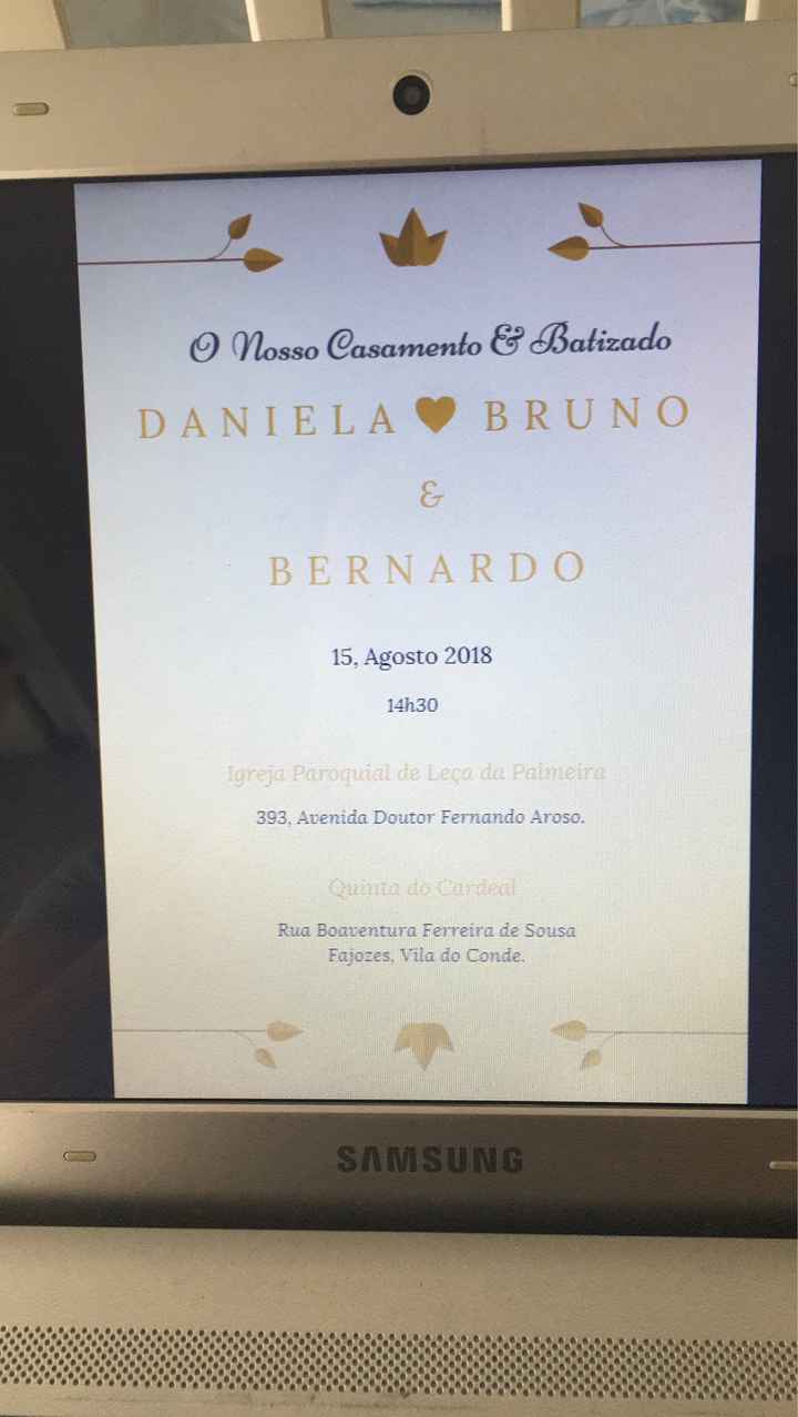  Convites de casamento - 1