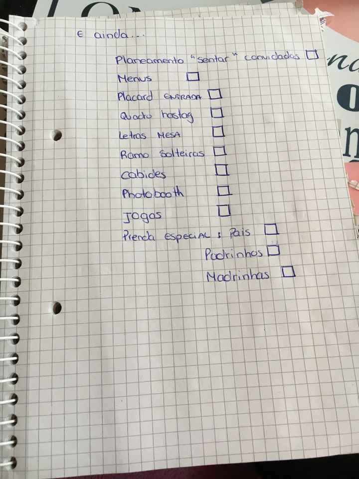 a minha “lista de checks” - 3