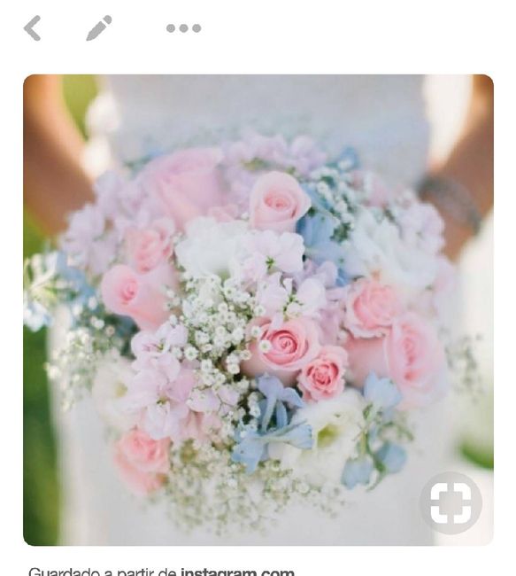 Inspirações: 7 Bouquets em tons azuis - 3