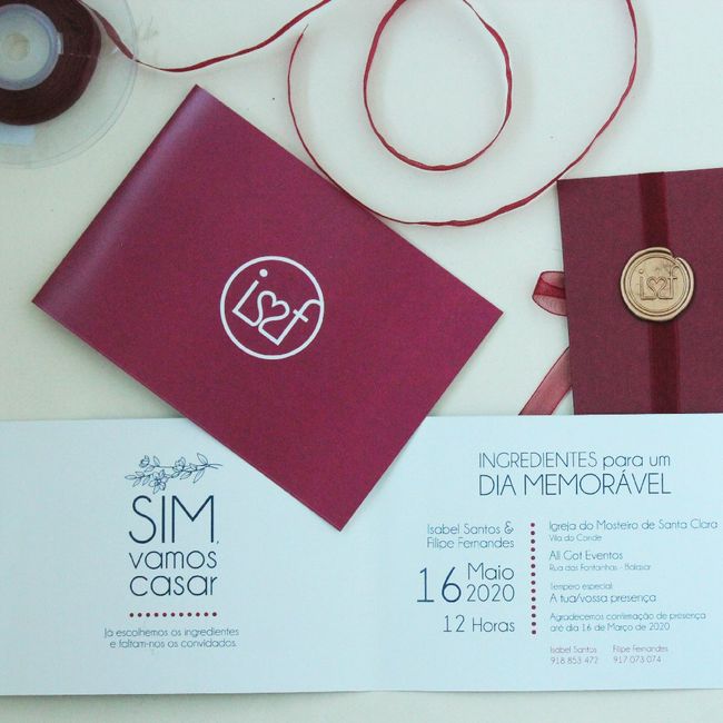 Convites de Padrinhos e Convidados 7