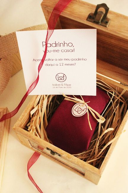 Convites para Padrinhos - Sugestão - 4