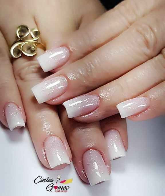 Unhas da noiva 👰 - 4