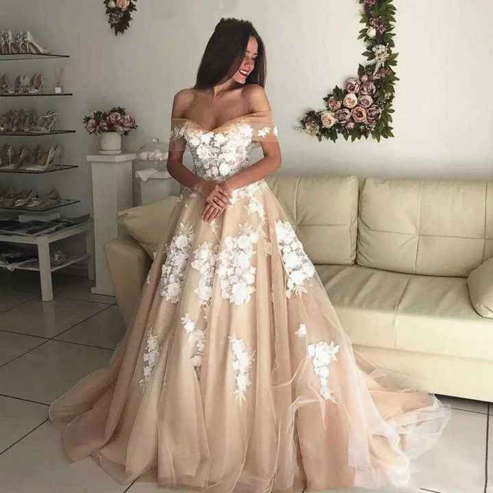o Arco íris Invade a Comunidade com Inspirações Cor ( Nude ) - Vestidos de Noiva 🌈 - 1
