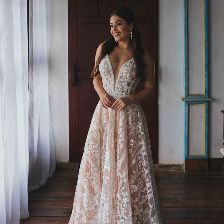 o Arco íris Invade a Comunidade com Inspirações Cor ( Nude ) - Vestidos de Noiva 🌈 - 2