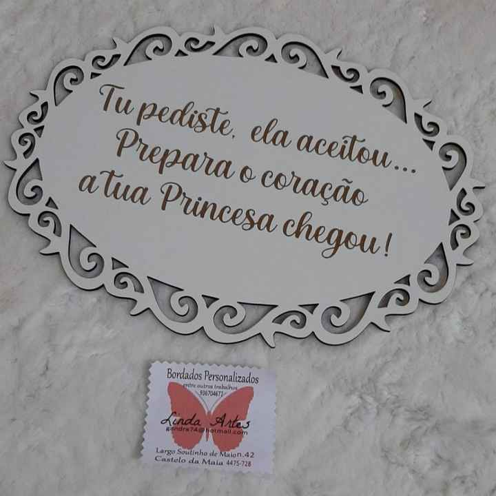 Placas para daminhas - 1