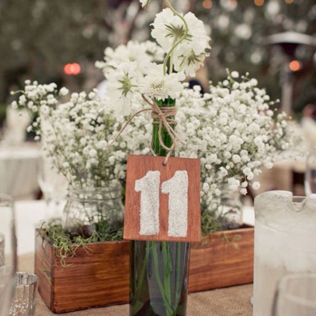 Ideias para marcadores de mesas 11