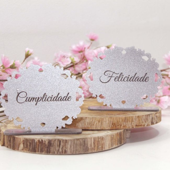 Ideias para marcadores de mesas 15