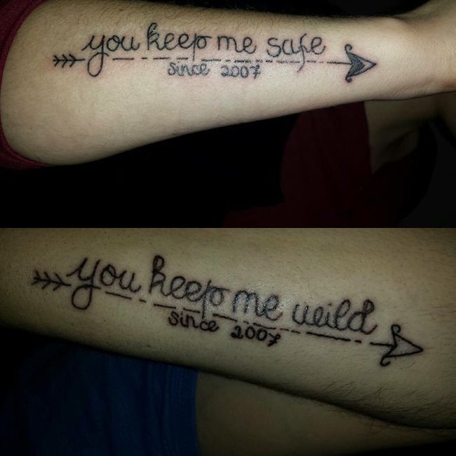 Tatuagens em conjunto - 1