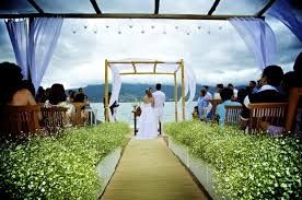casamento ao ar livre 