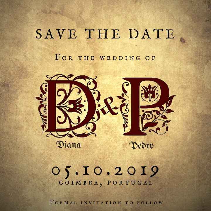 Save the Date, finalmente! - 1