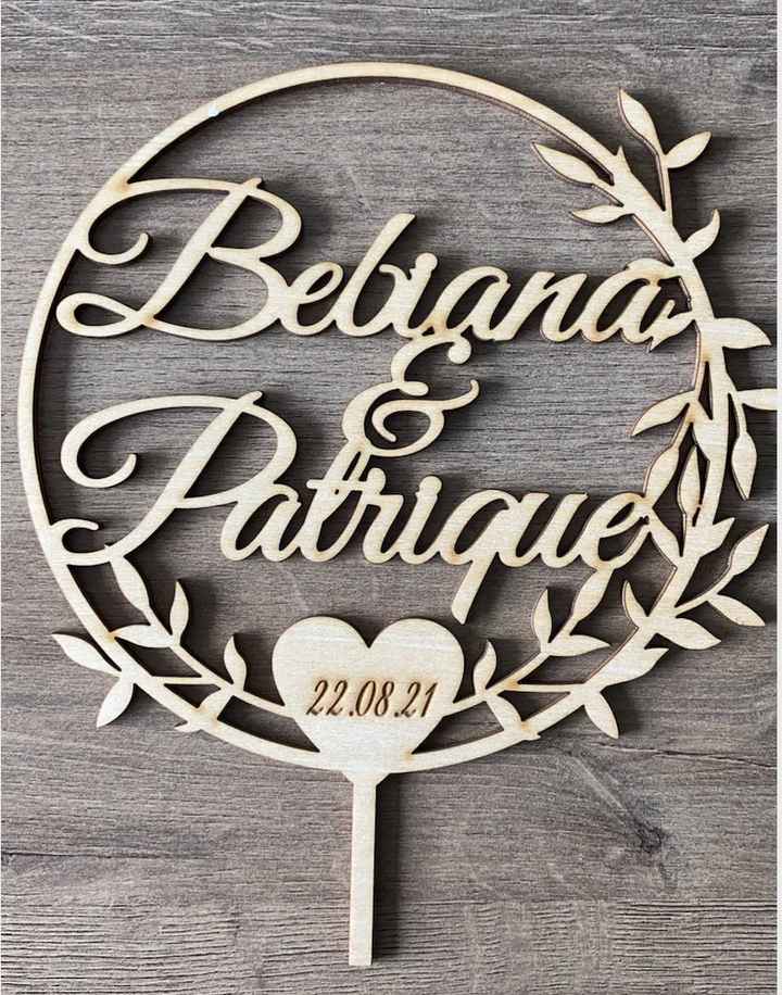 B&p -  o nosso Bolo e Cake Topper ❤️ - 8