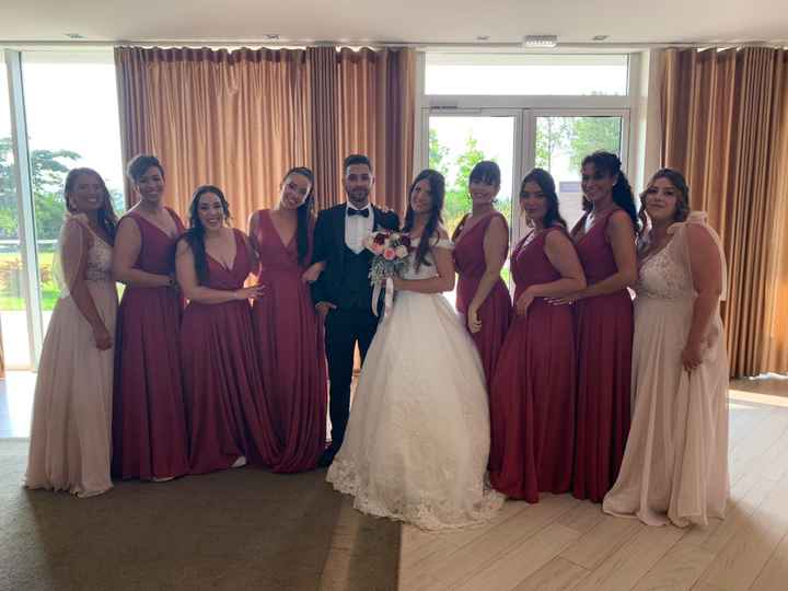 Vocês pagaram pelos vestidos das damas de honor? - 1