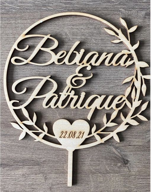 B&p -  o nosso Bolo e Cake Topper ❤️ - 8