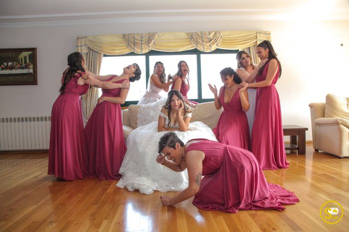 Vestido para damas de honor - 1