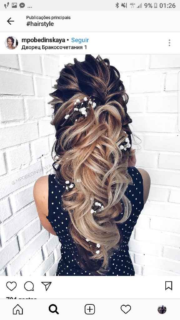 As minhas inspirações de penteados 😍 - 1