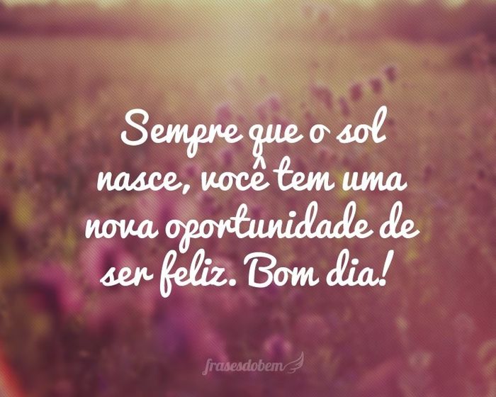 Bom dia