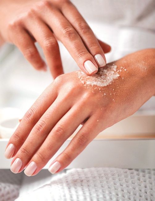 Mãos hidratadas