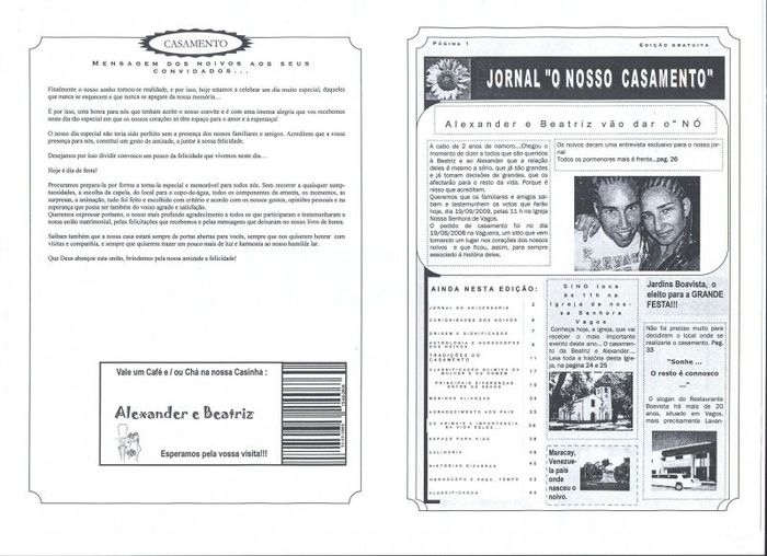 Jornal noivos