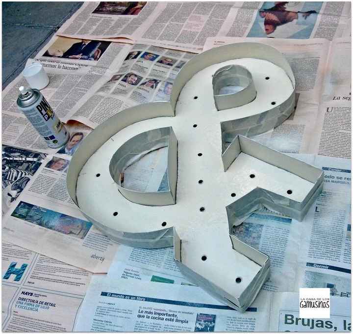 Letras luminosas