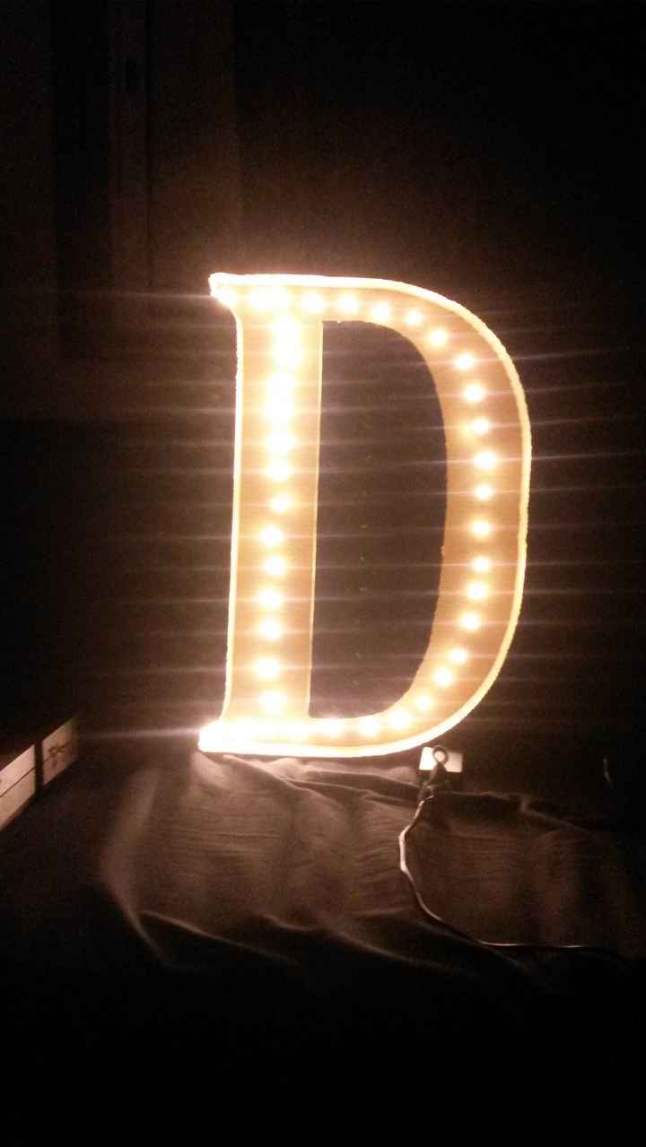 Letras luminosas
