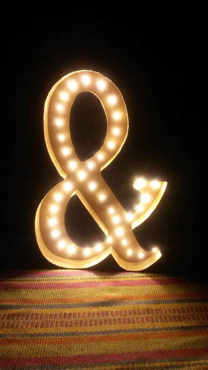 Letras luminosas