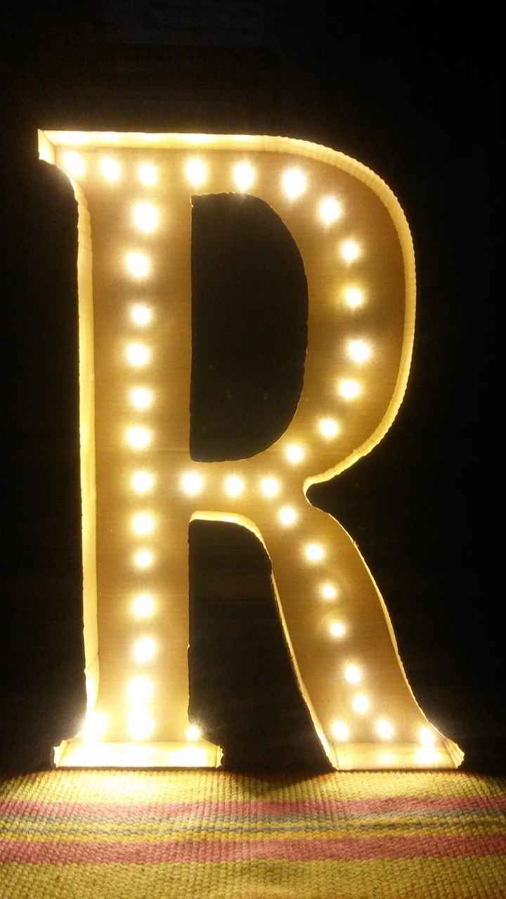 Letras luminosas