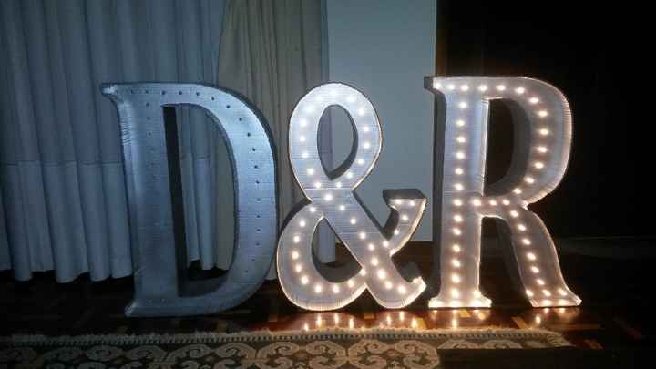 Letras luminosas