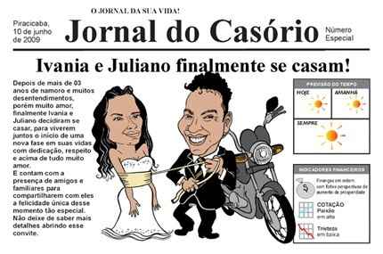 Jornal casamento